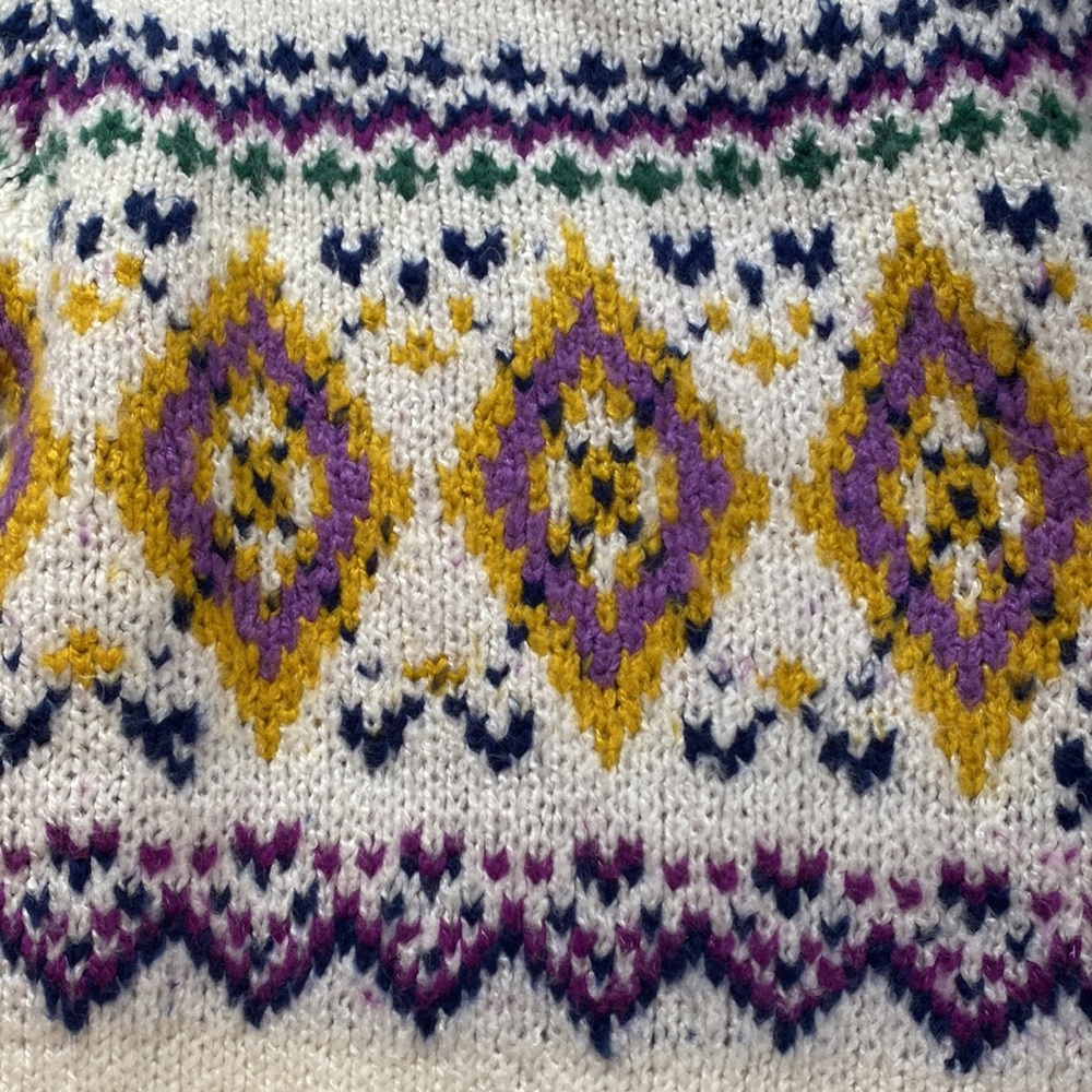 Talbots Patterned Soft Wool Sweater - image 4